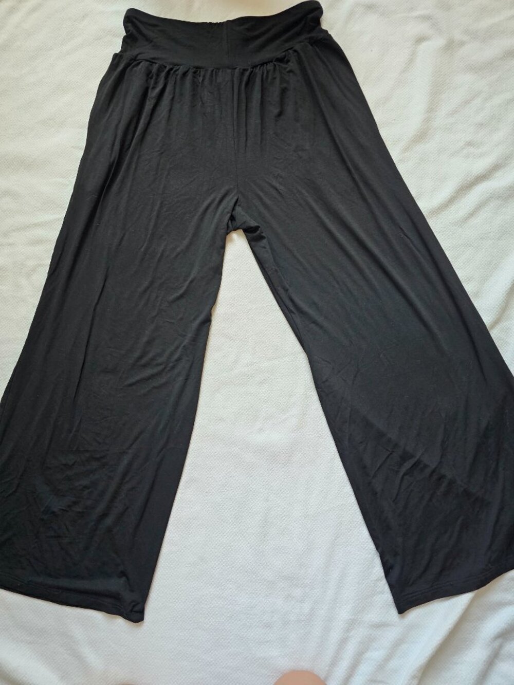 WIWI Large black pajama lounge pants - Picture 3 of 8